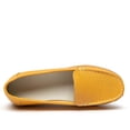 thumbnail image 7 of Miluxas Womens Loafers Dress Flats Slip-On Casual Moccasins Walking Boat Shoes Yellow 9.5(43), 7 of 7