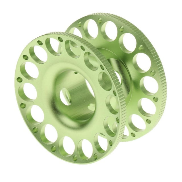 Carrete de línea guía de carrete de de buceo de aleación de aluminio premium - Elija colores , , se describe Verde DYNWAVEMX Carrete de buceo