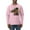 Light Pink, variant on Dean Russo The Only Person Dog Lover Mens Long Sleeve Shirt, Heather Grey, Small