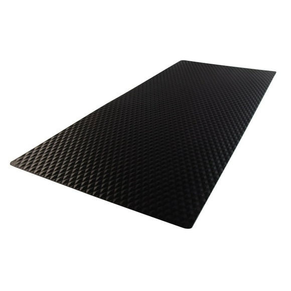 Gamme Kleen Noir Mat Tapis de Comptoir Antidérapant 8.5 x 20 pouces