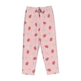 thumbnail image 4 of Balery Floral Strawberr print Women's Pajama Pants,Ultra Lightweight Pjs,Lounge Pant-XX-Large, 4 of 9