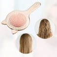 thumbnail image 6 of 1 Pc Women Cat's Ears Airbag Hair Comb for Straight Curly Hair Rose Gold Tone ABS TPR, 6 of 6