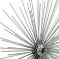 thumbnail image 5 of CosmoLiving by Cosmpolitan Contemporary Silver Metal 3D Starburst Wall Décor, Set of 3 6", 9", 12"W, 5 of 14