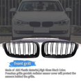Gloss Black Car Front Kidney Grille Grill for 3 Series F30 F31 F35