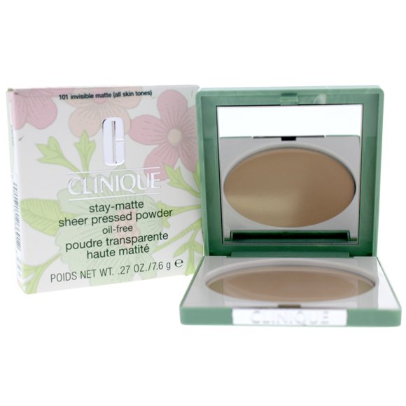 Stay-Matte Sheer Pressed Powder - # 101 Invisible Matte by Clinique for Women - 0.27 oz Powder
