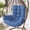 H, variant on Indoor Outdoor Hanging Chair Cushion,Thicken Hammock Swing Chair Pad with Headrest Support,Waterproof Durable Seat Cushion for Hammock Chair Swinging Chair,Comfortable Replacement Cushion