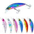 thumbnail image 5 of 50mm 6g Tackle Useful Crankbaits Fish Hooks Long Casting Lure Minnow Lures SinKing Minnow Baits COLOR H, 5 of 8