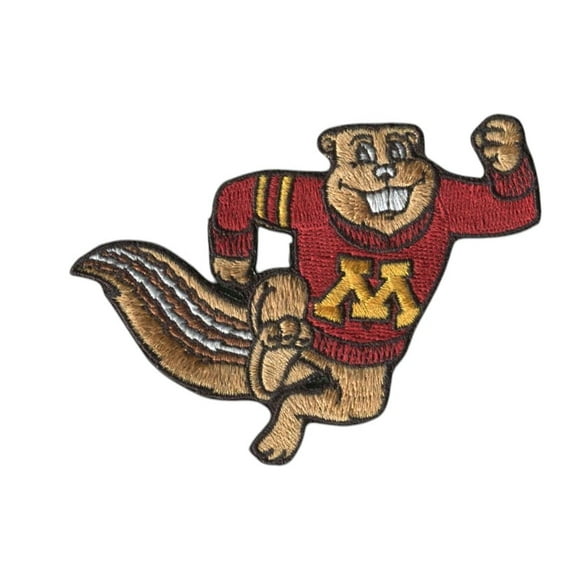 Minnesota Mascot 3.625”W x 2.625”H Hook Velcro Patch (Not an Iron-on Patch)