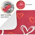 thumbnail image 2 of GZHJMY Valentine's Mother's Day Love Hearts (13) Dish Drying Mat for Kitchen Counter,Super Quick Absorbent Composite Sponge Dish Drying Pad,Heat Resistant Non-Slip Rack Tableware Mat (18x24Inch)for, 2 of 7