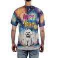 thumbnail image 5 of Happy New Year with Bichon Frise Fireworks Holiday Xmas Winter 2025 All Over Print 3D Shirt Unisex Merch Bichons Dog Lovers Gifts Idea - 00025, 5 of 6