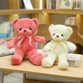 thumbnail image 2 of Wedding Plush Bear Doll With Bowtie Ribbon Scarf Stuffed Animal Toy For Grab Machine, 2 of 6