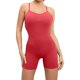 thumbnail image 1 of Gibobby Conjunto de Entrenamiento para Mujer Sin incomodidad Apretado Pantalones de yoga Hollow Back Body Training Fitness Sports Mono(Rojo, S), 1 of 5
