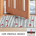 thumbnail image 3 of Gray Christmas Cardinal Bird Pattern Door Rugs,Washable Non Slip Door Mats Indoor,Decorative Door Mats,Entry Mat Indoor for Entrance,Bedroom,Kitchen,Bathroom,17"x30", 3 of 6