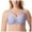 Purple, variant on Fsqjgq Plus Size Push Up Bras for Women Jelly Seamless Sports Bra Sexy Back Support Full Coverage Wireless Bra Bralettes Comfort Underwear XL