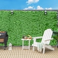 thumbnail image 2 of Costway 4 PCS 118x39in Artificial Ivy Privacy Fence Screen Faux Hedge Fence & Vine Decor, 2 of 8