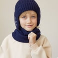 thumbnail image 6 of Baqcunre Clearance! Scarf, Hat, Glove Set, 1Pc Kids Winter Knitted Hats+Scarf Set Warm Fleece Cap for 5 14 Year Old Boys Girls, Scarf for Women, ,, 6 of 6