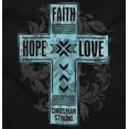 thumbnail image 2 of Faith Hope Love Cross Christian Women Crewneck Sweatshirt Brisco Brands S, 2 of 6