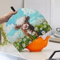 thumbnail image 3 of HELLHERO Calf In Daisy Field Teapot Dust Cover Lightweight Protector 1Pcs, 3 of 8