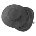 thumbnail image 5 of Awwp Unisex Sun Hat Wide Brim Fishing Adjustable Lightweight Hat Beach Bucket Hat for Outdoor Golf Hiking Gardening Grey, 5 of 8