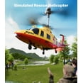 thumbnail image 2 of Helicóptero de control remoto SYMA S53H con diseño de simulación de rescate, 2 of 7