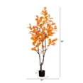thumbnail image 2 of Nearly Natural 6ft. Autumn Oak Artificial Fall Tree, 2 of 8