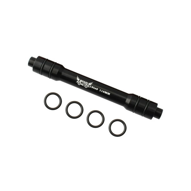 Soidarity Adaptador de eje pasante de bicicleta Cubo de rueda delantera resistente al desgaste 12 a 9 mm 100 MM Eje de conversión Adaptador de Type6 NO6