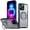 Gray, variant on for iPhone 15 Pro Max Case with Invisible Ring Stand, Support Magnetic Car Mount Phone Case Compatible with Mag-Safe, Secure Great Ring Grip Cover for iPhone 15 Pro Max, Blue