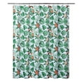 thumbnail image 3 of Shininglove Shower Curtain Stall Size for Bathroom, 78in Long Waterproof Monstera Shower Curtains for Bathtubs, 3 of 7