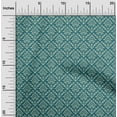 thumbnail image 2 of oneOone Rayon Teal Green Fabric Damask Quilting Supplies Print Sewing Fabric By The Yard 56 Inch Wide, 2 of 5