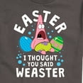 thumbnail image 3 of SpongeBob Squarepants - Easter Weaster Patrick - Men's Short Sleeve Graphic T-Shirt, 3 of 6