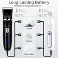 thumbnail image 3 of Dog Clippers Grooming Kit Hair Clipper -4 in 1Low Noise -Rechargeable-Cordless Quiet Paw Trimmer Nail Grinder, Trimmer Grooming for Thick Hair&Coats,Pet Shaver for Small and Large Dogs Cats, 3 of 5