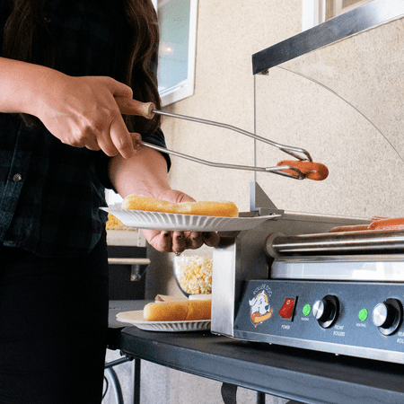 RollerDog Big 30 Stainless Steel Hotdog Roller with Drip Tray