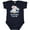 Navy Blue, variant on Inktastic My Grandma Loves Me Cute Elephants Clouds Moon and Stars Boys or Girls Baby Bodysuit