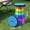 Rainbow 1, variant on Portable Folding Beach Chair Lightweight Camp Chair for Outdoor Fishing Picnic Camping Lightweight and Compact for Travel