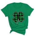 thumbnail image 4 of Warop T-Shirt à Imprimé de la Saint-Patrick pour Femme, Chandail à Manches Courtes et Col Rond pour Célébration des Fêtes et Tenue Décontractée de Tous les Jours, 4 of 5