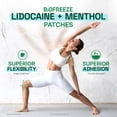 thumbnail image 5 of Biofreeze Ultraflex Plus Maximum Strength 4% Lidocaine Patches with Menthol, Flexible Pain Relief Patch for Lower Back, Lidocaine Patch for Neck, Knee, Shoulder, 4 Large Pain Patches, 5 of 12
