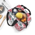 thumbnail image 5 of Bingfone Rose Flowers Print Lunch Bag Insulated Lunch Box, Small Leakproof Cooler Food Lunch Containers Reusable High Capacity Lunch Tote Bags for Work, Travel, Outdoor, 5 of 5