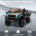 thumbnail image 6 of CazToi 24V 2-Seater 4WD/2WD Switchable Motors Licensed Toyota Ride On Car for Kids, 6 of 7
