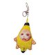 thumbnail image 3 of Llaveros de peluche de gato plátano, colgante de llave de peluche con sonido suave de dibujos animados para graduación, monedero, regalos de año Nuevo Llavero estilo B, 3 of 9