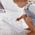 thumbnail image 4 of Accesorios de tren, kit de bloques de construcción de plástico duradero, de estación que vuela sobre las vías del tren para cumpleaños, niñ Pistas de 4 secciones, 4 of 8