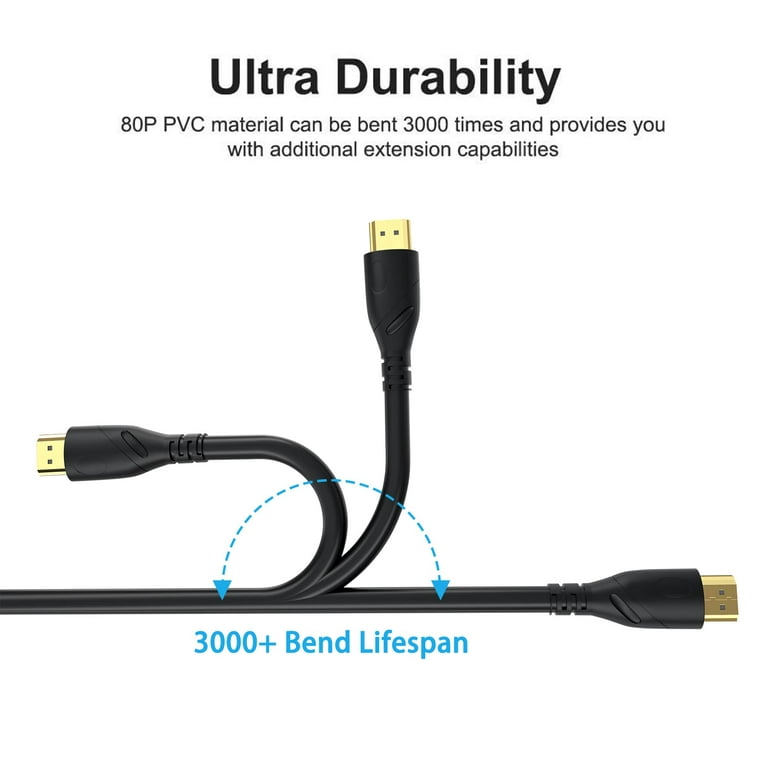 Cable Hdmi 20 Metros Full Hd Compatible Pc/Laptop/Xbox/Playstation/Nintendo