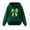 a-Light Green497, variant on FINALGANG Kids Boys Girls Hoodie With Letter Shamrock Graphic Long Sleeve Comfortable Pullover Sweatshirt For Casual Daily Wear Lovely Top