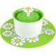 thumbnail image 1 of Automatic Electric Flower Cat And Dog Flower Fountain 1.6 L Green Food Dispenser With Filters, 1 of 4