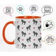 thumbnail image 3 of Inkdotpot Animal 11 Oz Ceramic Coffee Mug Animal Lovers Gift For Friends Best Friends-Orange, 3 of 5