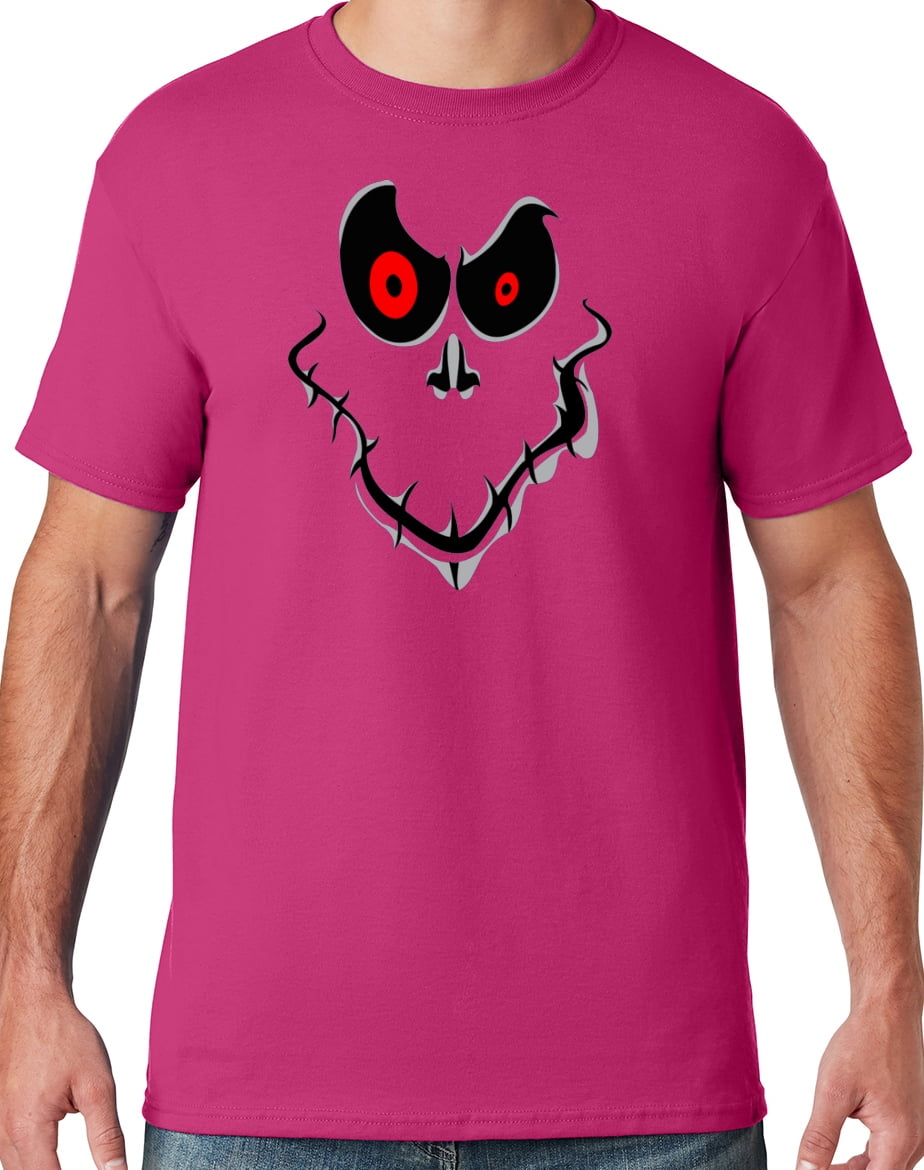 Mens Halloween Ghost Face Scary T-shirt 
