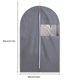 thumbnail image 5 of Bearachild Colgador de ropa, vestido, ropa, traje, abrigo, cubierta antipolvo, bolsa de almacenamiento para el hogar, estuche, organizador, Cubiertas para muebles de jardín Gris METRO, 5 of 6