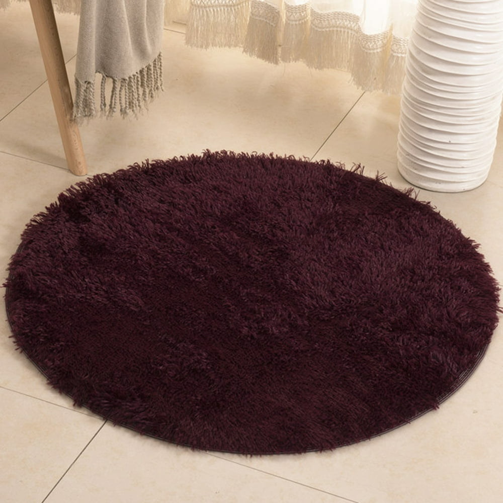 DODOING High Pile Soft Shaggy Rug Purple Fluffy Area Rugs for Bedroom ...