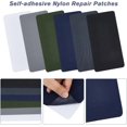 thumbnail image 6 of 18Pcs Self-Adhesive Fabric Patches 6 Colors Waterproof Furniture Repair Tape Clothing Repair Patch for Clothing Down Jacket Tent Bag Sofas Car Home Decor 3.92x7.87", 6 of 6