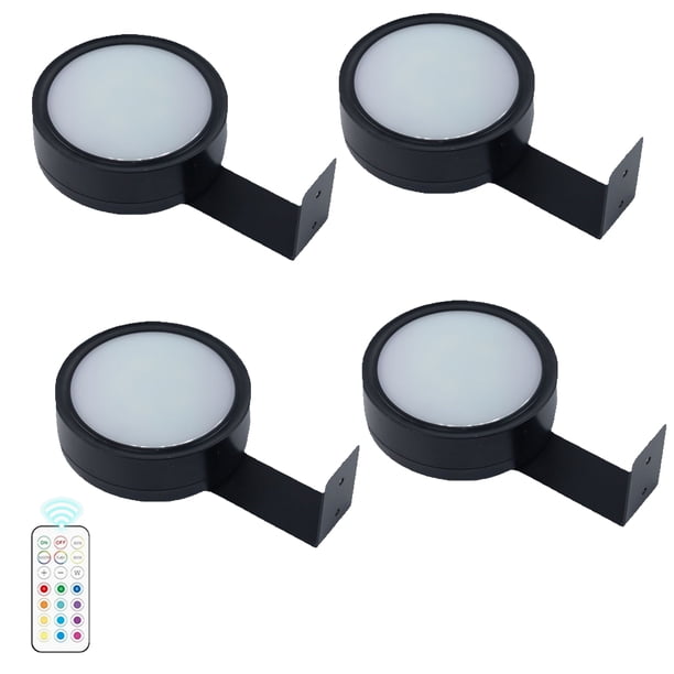 Cateissary Luces magnéticas inalámbricas ABS, luces LED recargables controladas con pantalla magnética, luces de imagen de colores, luces Iluminación y accesorios do