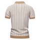 thumbnail image 5 of Polo informal para hombre: manga corta, diseño con solapa, poliéster-spandex, tallas S-XXL, 5 of 8